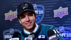 Sharks’ Michael Misa impresses NHL scouts in Rookie Faceoff – NBC Sports Bay Area & California