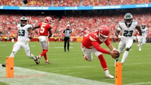 Patrick Mahomes has more rushing yards, first downs and TDs than all the Chiefs’ RBs
