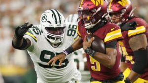 Jayden Daniels surpasses RG3 for most rush yards in a QB’s first 20 games in NFL history