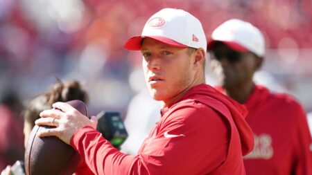 Christian McCaffrey added to practice report as limited with calf injury