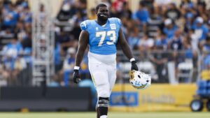 Chargers OL Mekhi Becton is active for tonight’s game