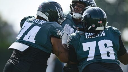 Eagles bring Kenyon Green back to active roster, add Terrace Marshall to practice squad