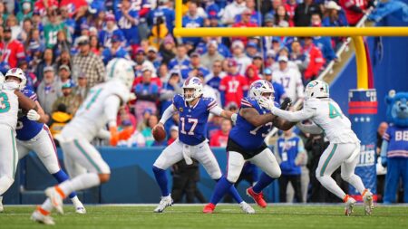 Bills favored by 12.5 over Dolphins, biggest point spread in the NFL this season