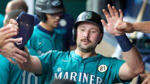 Raleigh breaks Mantle’s switch-hitter record, ties Griffey’s Mariners record with 55th and 56th HRs