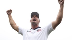 Ryder Cup 2025: Bryson DeChambeau bombs drive, walks in birdie to jumpstart Day 1 foursomes