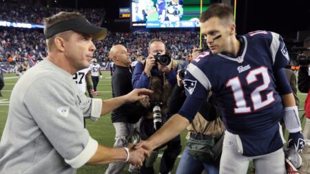Sean Payton on Tom Brady: “It doesn’t concern me. . . . He covers NFC games.”