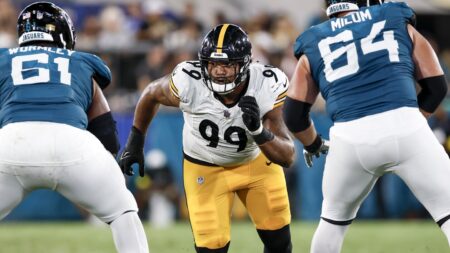 Steelers rookie DT Derrick Harmon limited in practice, says he’s ready to go