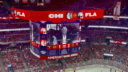 Florida Panthers play tribute videos for former goaltender, popular superfan who passed away