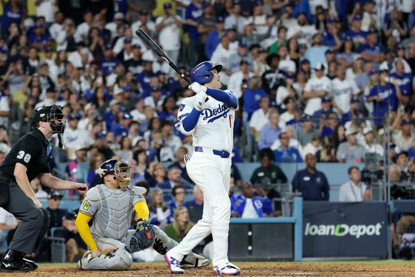 Plaschke: ‘Ohhhhhtani!’ Immortal Shohei Ohtani blasts Dodgers to the World Series Plaschke: ‘Ohhhhhtani!’ Immortal Shohei Ohtani blasts Dodgers to the World Series