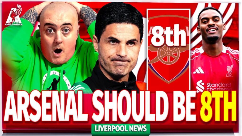 ARSENAL DESERVE TO BE IN 8TH PLACE + GRAVENBERCH TO BE REWARDED WITH NEW DEAL! Liverpool Latest News