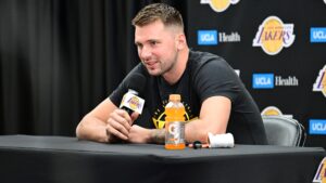 Lakers’ Luka Doncic Explains JJ Redick’s ‘Championship Shape’ Goal on Video