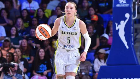 Paige Bueckers Attends Deion Sanders, Colorado vs. TCU on Video After WNBA Rookie Year