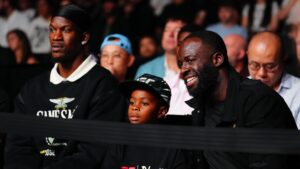 Jimmy Butler, Draymond Green Attend UFC 320 on Video Ahead of NBA Season with Warriors