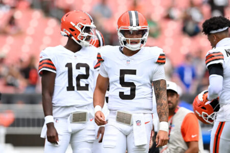 Bailey Zappe is likely pick over Shedeur Sanders to serve as Browns’ No. 2 QB behind Dillon Gabriel