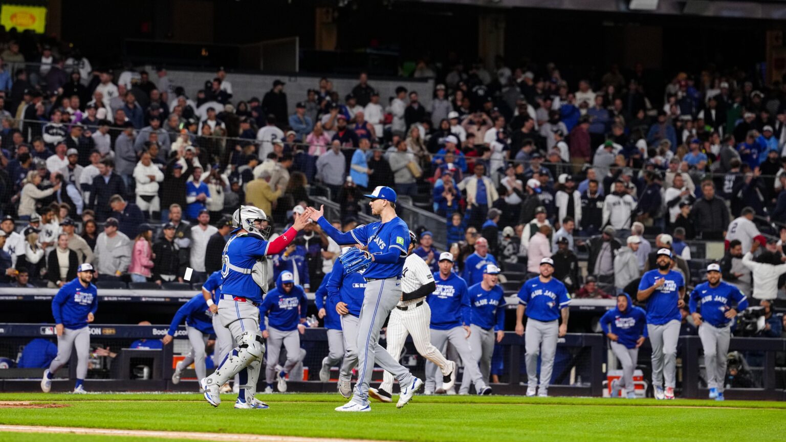 Blue Jays Troll Yankees with ‘New York, New York’ in Locker Room Celebration Video