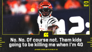 Bengals’ Ja’Marr Chase Explains Why He Doesn’t Plan on Playing at 40 Like Joe Flacco