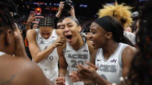 A’ja Wilson, Bam Adebayo Celebrate Aces Star’s 2025 WNBA Title, MVP Honor in Video
