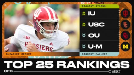 B/R’s 2025 College Football Experts Top 25 Rankings After Week 7