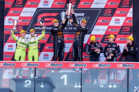 Matt Payne and Garth Tander win dramatic race