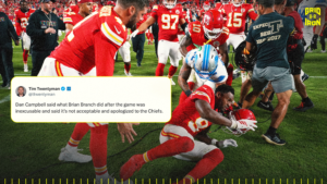 Brian Branch Hits JuJu Smith-Schuster on Video as Chiefs, Lions Scuffle Postgame