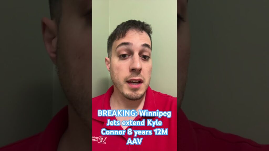 BREAKING: Winnipeg Jets extend Kyle Connor 8 years 12M AAV #NHL #Winnipeg #NHLJets #Connor #NHLNews