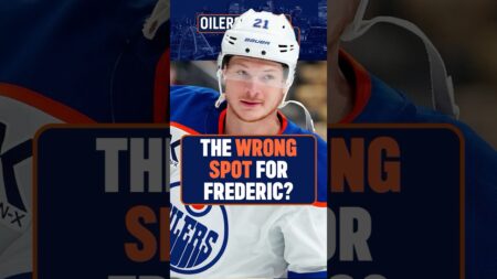 Should Trent Frederic be playing on the top line for the Oilers?