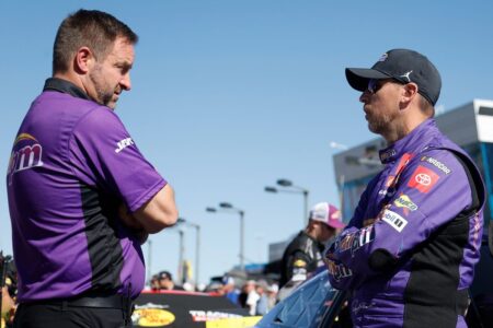 Denny Hamlin’s surprise crew chief change couldn’t have gone better