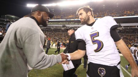 Joe Flacco: Mike Tomlin was “playing the game a little bit” with his comments about trade