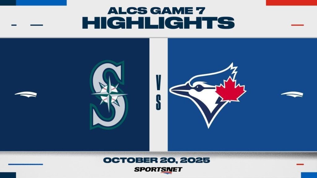 MLB ALCS Game 7 Highlights | Mariners vs. Blue Jays – October 20, 2025