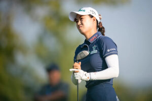 Thai golfer Arpichaya Yubol shoots 8-under 64 to take a 1-stroke lead at the LPGA Shanghai