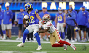 Rams WR Puka Nacua is off to a hot start in 2025 and could parlay that into a historic season