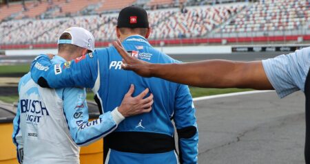 Chastain spins after wild last-ditch move, opens door for Logano to advance