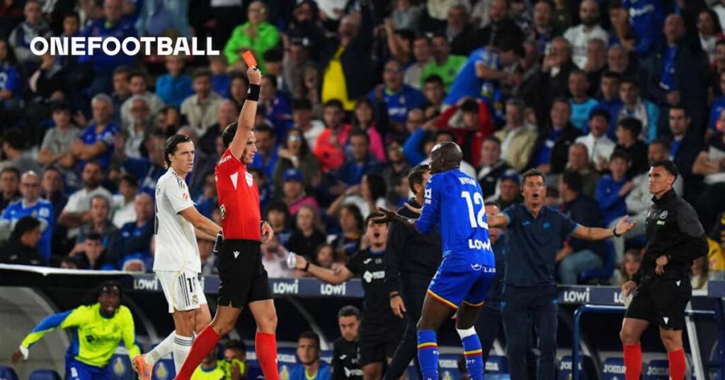 Getafe veteran sees red after 37 seconds against Real Madrid 🟥 Getafe veteran sees red after 37 seconds against Real Madrid 🟥