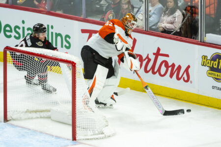 Ex-Flyers Goalie Pitches Shutout in AHL Debut