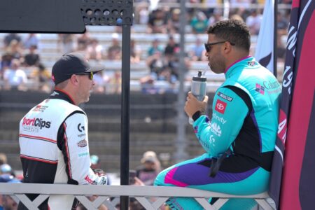 Denny Hamlin Refuses to Apologize After Last-Lap Contact With Bubba Wallace