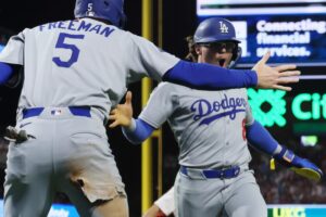 Dodgers finally get to Jesús Luzardo in a pressure-packed seventh inning