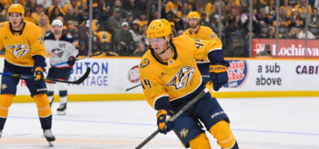 Brady Martin scores first NHL point in Nashville Predators game against Utah Mammoth