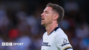 England v Wales: Wales player watch as Aaron Ramsey picks up fresh injury scare