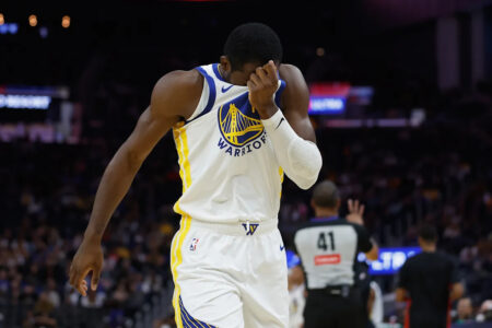 Warriors’ Jonathan Kuminga ejected from preseason win over Trail Blazers after making contact with official