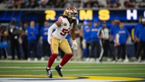 Fred Warner Carted Off After Suffering Serious Ankle Injury in 49ers vs. Bucs