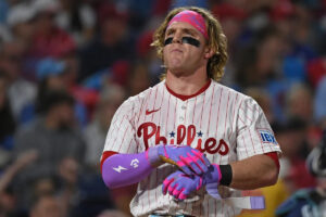 Phillies OF Harrison Bader out of lineup for NLDS Game 2 vs. Dodgers after sustaining groin injury