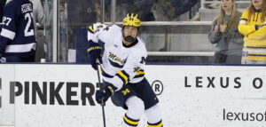 Penguins’ First-Round Pick Records Natural Hat Trick In NCAA Season Opener