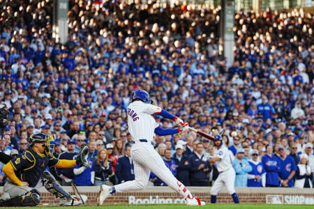 MLB playoffs 2025: Cubs score 4 runs in first inning, hold off Brewers to avoid elimination in NLDS Game 3