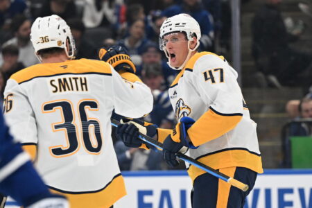 Nashville Predators Fall In Hard-Fought Fashion To Maple Leafs