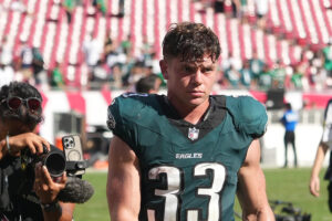 NFL fines Eagles CB Cooper DeJean for step-over taunting penalty in Week 4 win over Buccaneers