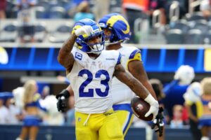 Rams’ Kyren Williams won’t let costly fumble discourage him on or off the field