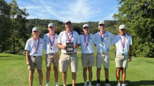 Which local golfers reached Ohio, Kentucky and Indiana state finals?