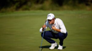 Adrien Dumont de Chassart leads at 20 under on Korn Ferry Tour