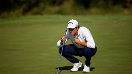 Adrien Dumont de Chassart leads at 20 under on Korn Ferry Tour