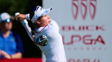 Jeeno Thitikul near the lead at LPGA Shanghai